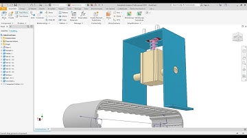 #Auto Feeder & Conveyor Belt System #Showcase #Animation #Inventor Studio