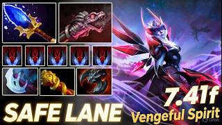 Vengeful Spirit Safe Lane Carry | 7.41f | Pos 1 | Dota 2 Gameplay