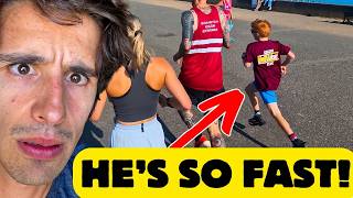 Racing the FASTEST 10 Year Old EVER at this Parkrun!!