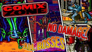 Comix Zone Game (Sega Genesis) | All Bosses