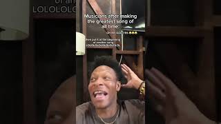 Musicians after making the greatest song of all time #relatable #musician #song