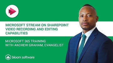 Microsoft Stream on SharePoint video recording and editing capabilities