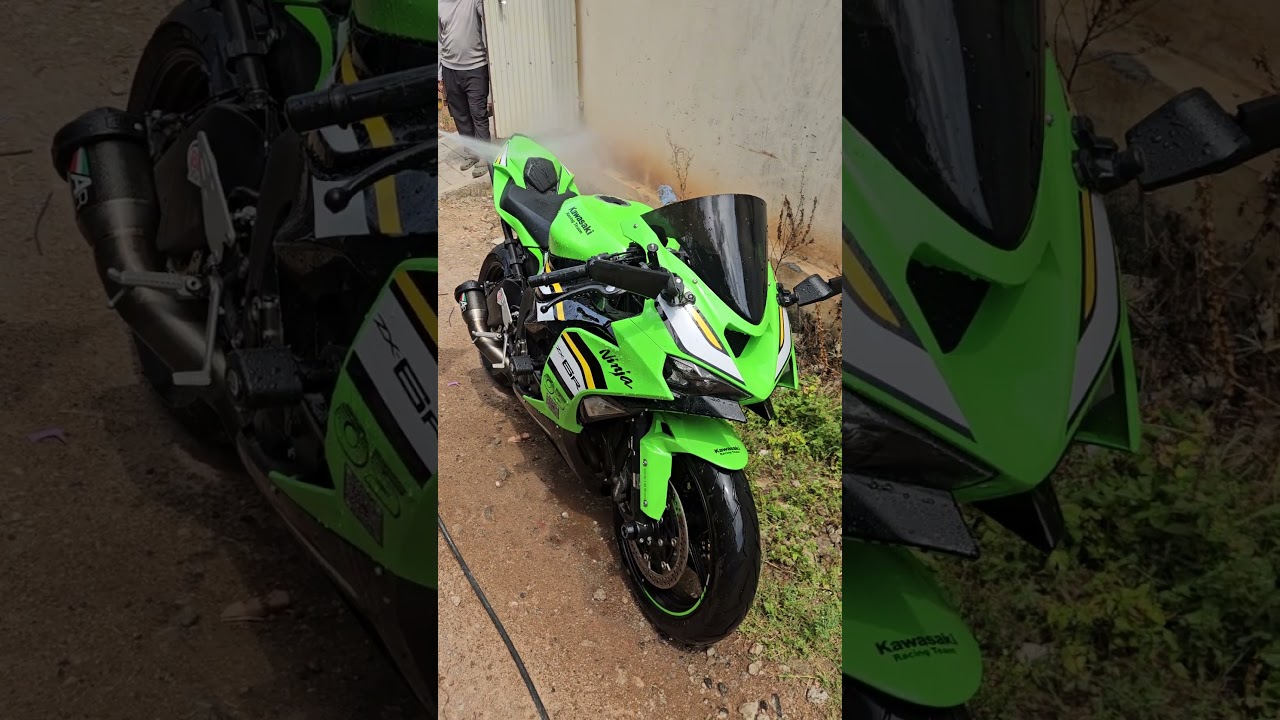 The Shine On This ZX-6R… 👀🔥#shorts #ytshorts #youtubeshorts