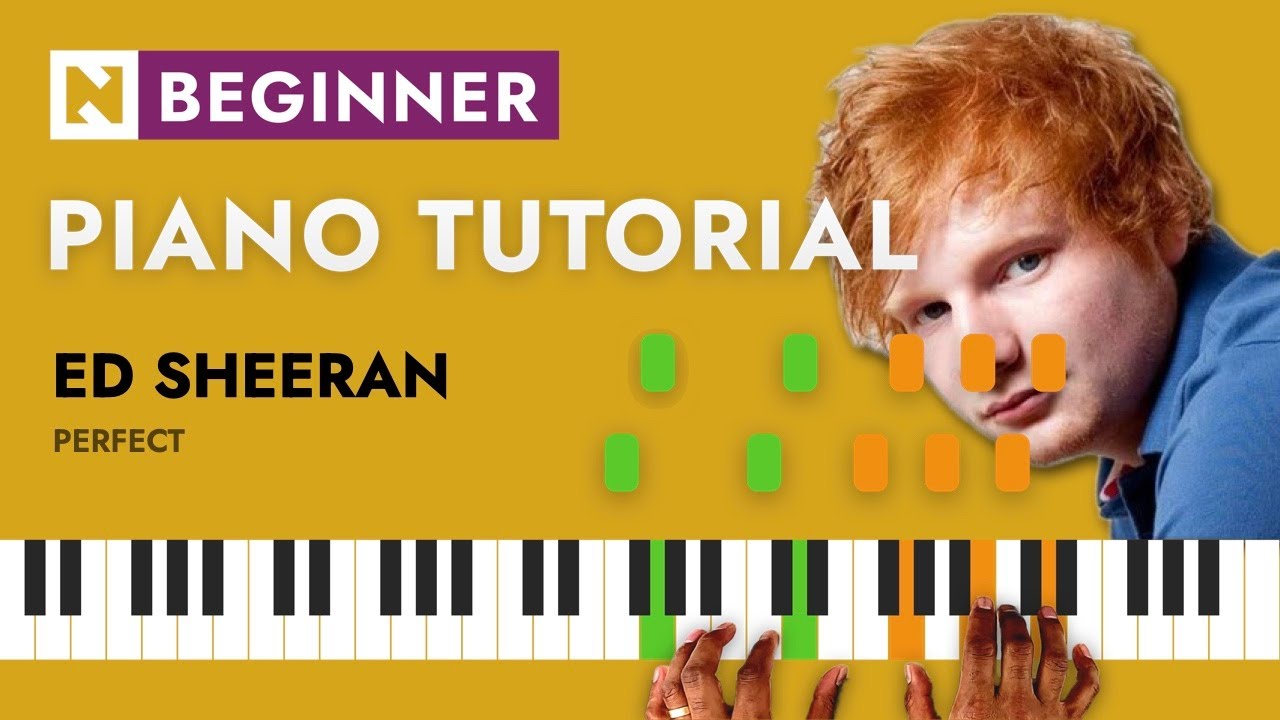 Ed Sheeran - Perfect | PIANO TUTORIAL | BEGINNER