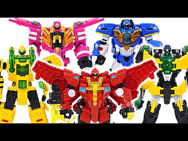 ミニ特攻隊スーパー恐竜パワー2トランスフォームコンバインアーマー