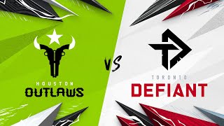 Houston @OutlawsOW vs @TorontoDefiant | Countdown Cup Qualifiers | Week 24 Day 3
