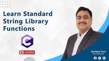 Learn Standard String Library Functions in C Language