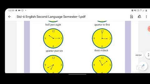 Saurabh Vidhyalaya, Himmatnagar Std 6 English Unit 4 part 2 of 2