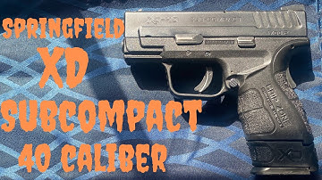 Cover Image for ‼️SPRINGFIELD XD subcompact mod 2 40 cal | review |