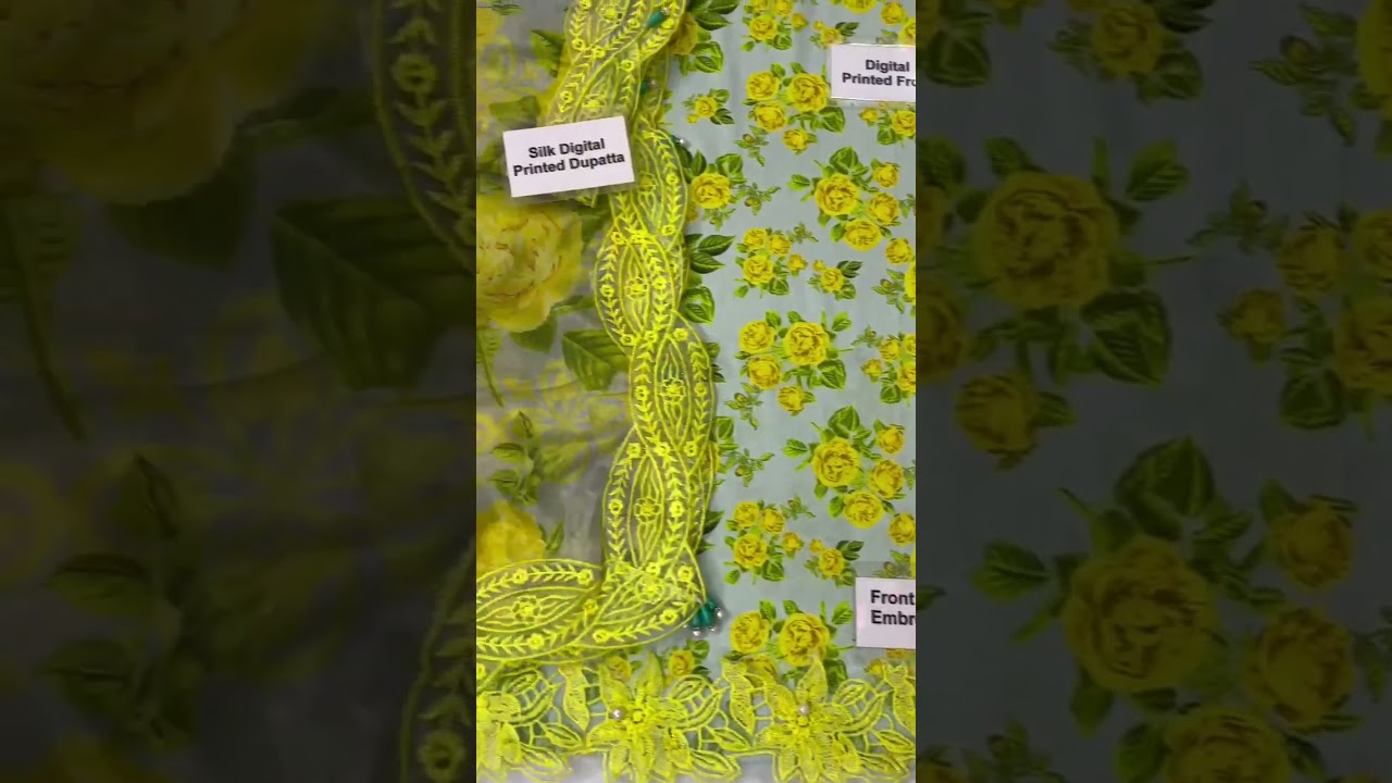 Unveiling the Ittehad Lawn Suit | Premium Lawn Fabric Showcase