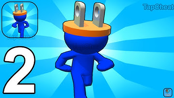 Plug Head Race - Gameplay Walkthrough Part 2 Level 3-4 Stick Race (iOS, Android Gameplay)