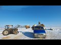 За сеном на Газели в мороз. Снежная пустыня.  Сколько влезет в Газель?