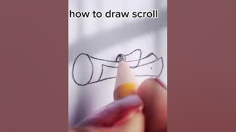 how to draw scroll