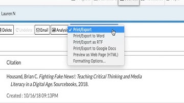 Creating a Works Cited Page in MLA Format (using Noodletools)