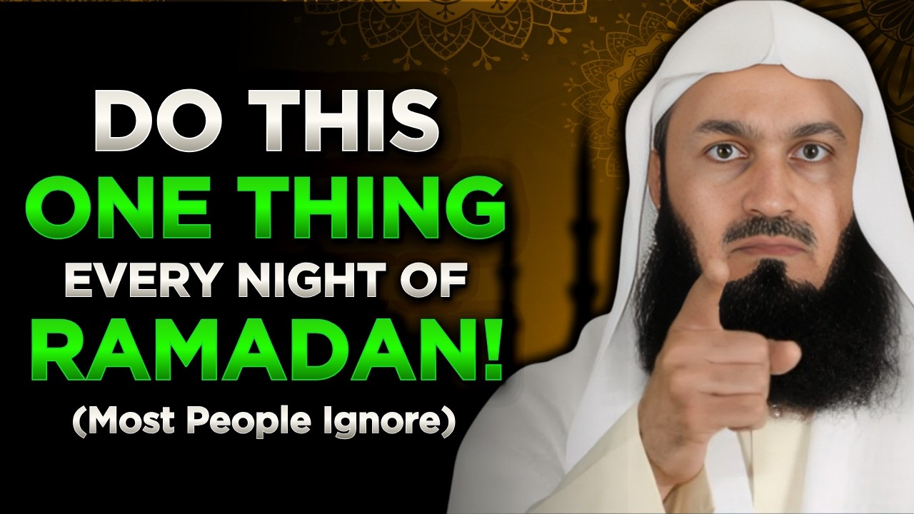 If You Only Do ONE Thing Each Night of Ramadan, Make It This