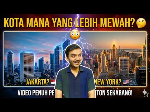 JAKARTA LEBIH KEREN DARI NEW YORK?! Reaksi Aku tak percaya Indonesia punya kota seperti ini. 🇮🇩🇺🇸