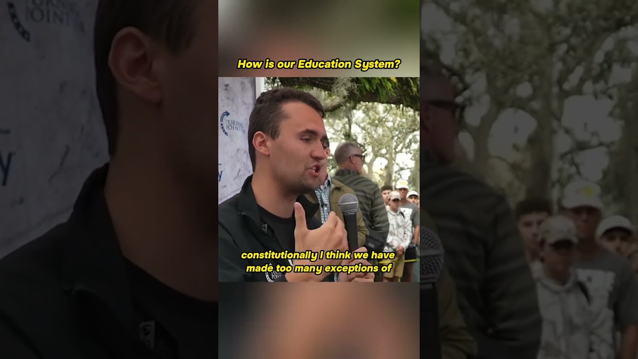 #interview #shorts #charliekirk thumbnail