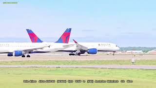 1H 4 Minutes  Watching  Delta Airlines Use All Type Aircrafts 