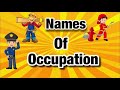 Learn name of occupations easily in 3 minutes  vishruti tutorial