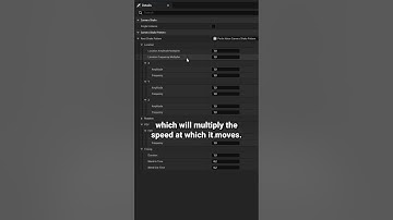 Adding Camera Shake in Unreal Engine in 60 Seconds #shorts
