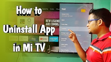 How to Uninstall App in Mi TV || Smart Tv || Android Tv || Mi 4k Tv