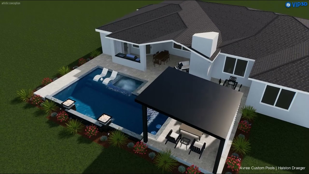 Mauricio Family Pool- Professionally Designed by Halston Draeger