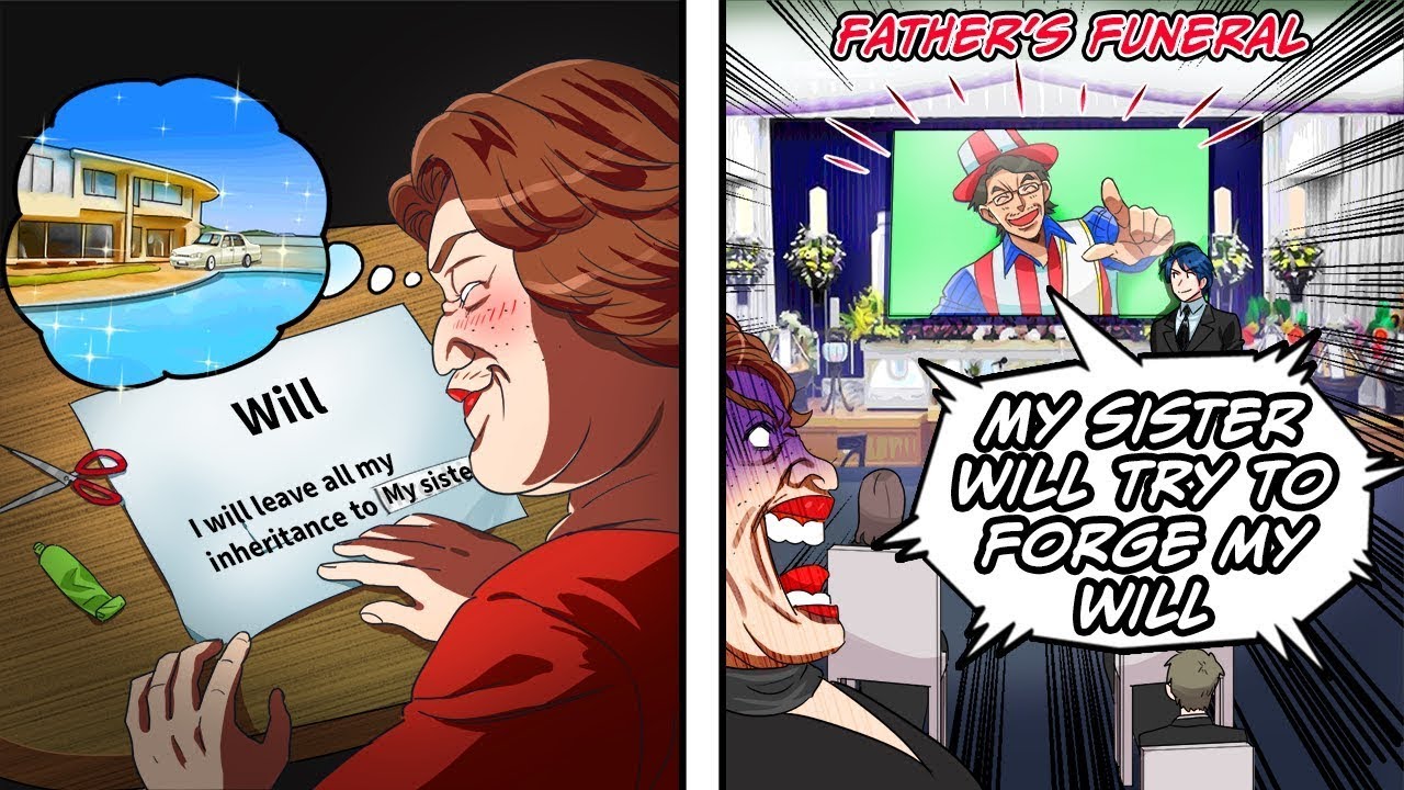 My aunt tried to forge my father's will, but he knew all her moves