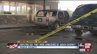 Suspected arsonist killed in shootout