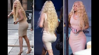 Iggy Azalea shows off her incredible figure in skintight nude dress - 247 News