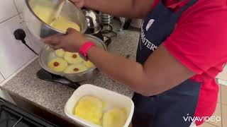 Pineapple upside down cake in my Electric skillet by Saladmaster.