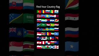 Can You Find Your Country Flag? 🌍🚩 | Fun Flag Quiz #find #mindgame