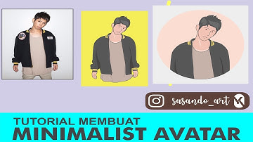 Tutorial membuat vector minimalist avatar dengan mudah di aplikasi corel draw x7 | bagi pemula