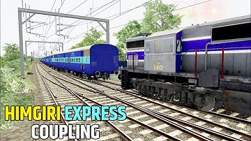 Himgiri Express Loco Coupling | Best Train Journey in Train Simulator | Train Gameplay | Open Rails
