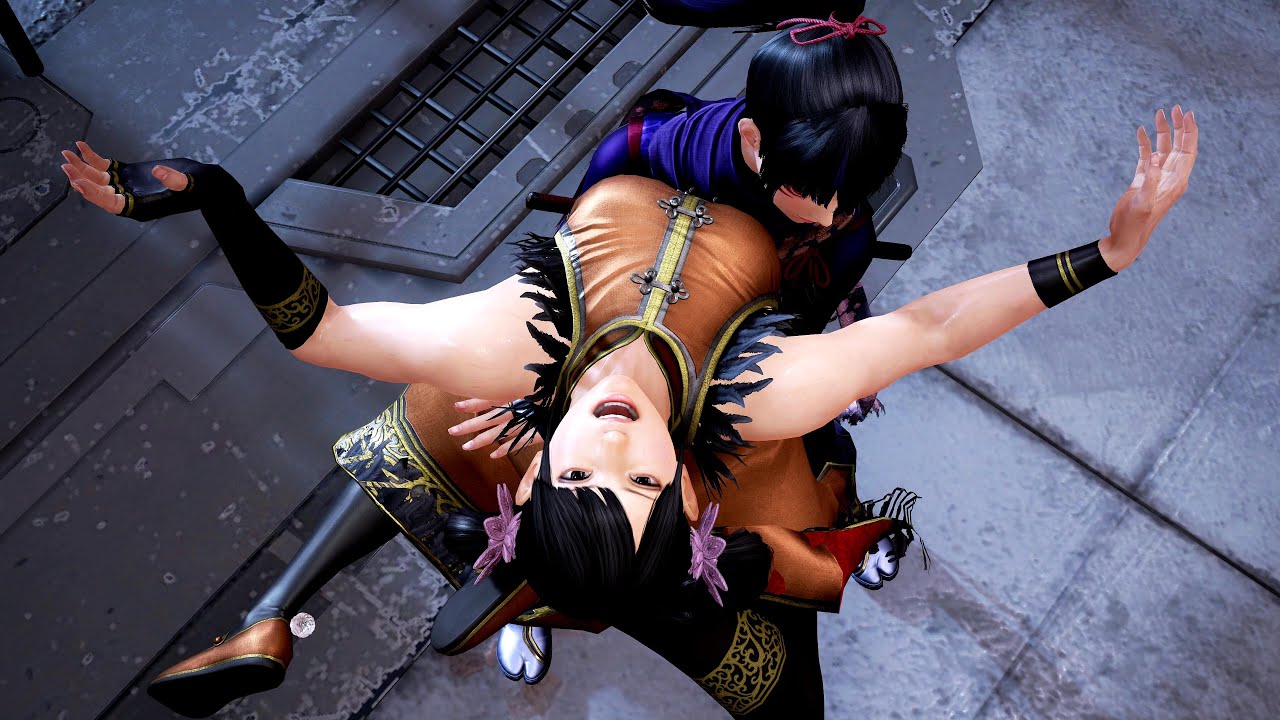 Kunimitsu bearhugs Xiaoyu - Tekken 7