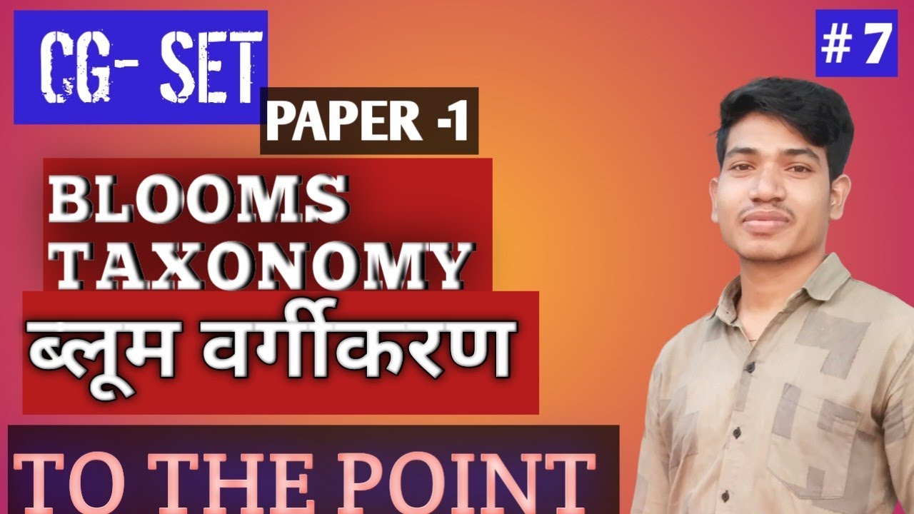 L-7 TEACHING APTITUDE ( BLOOMS TAXONOMY) ब्लूम वर्गीकरण NET SET PAPER 1 📚📚💯✅