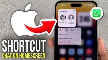 How to Add WhatsApp Chat Shortcut on iPhone Homescreen - 2025