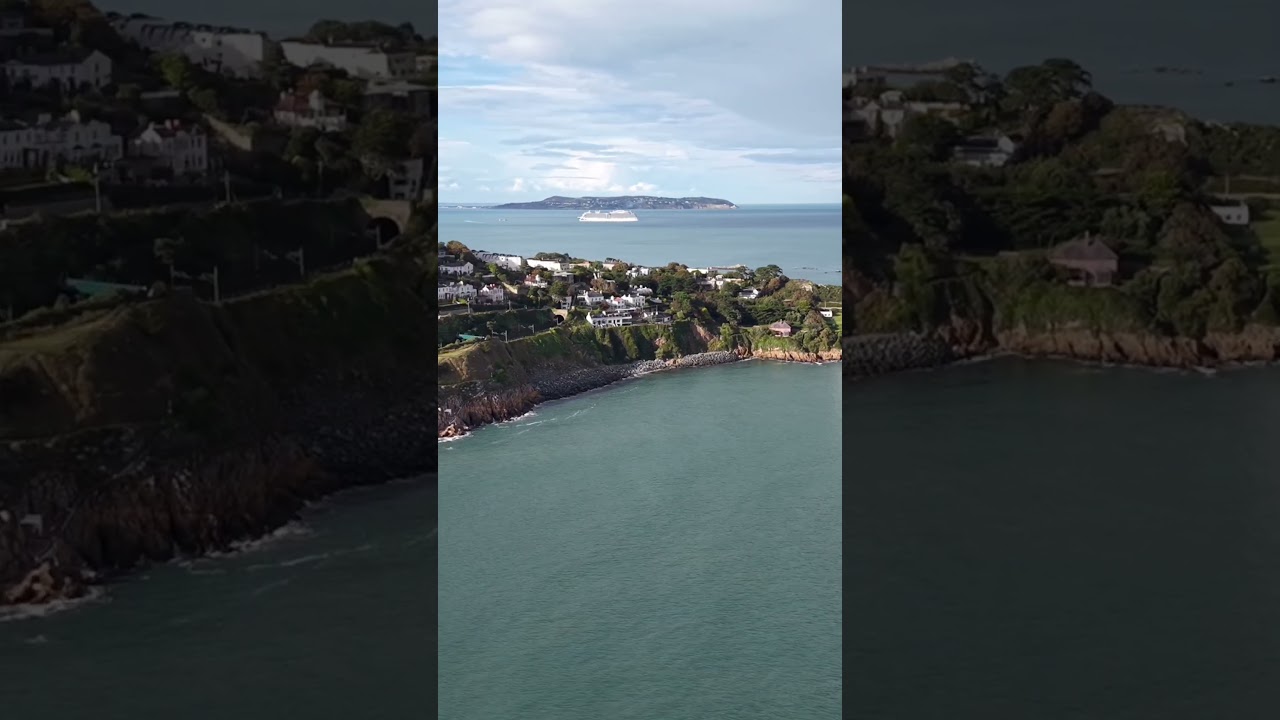 Drone view of Dalkey 
