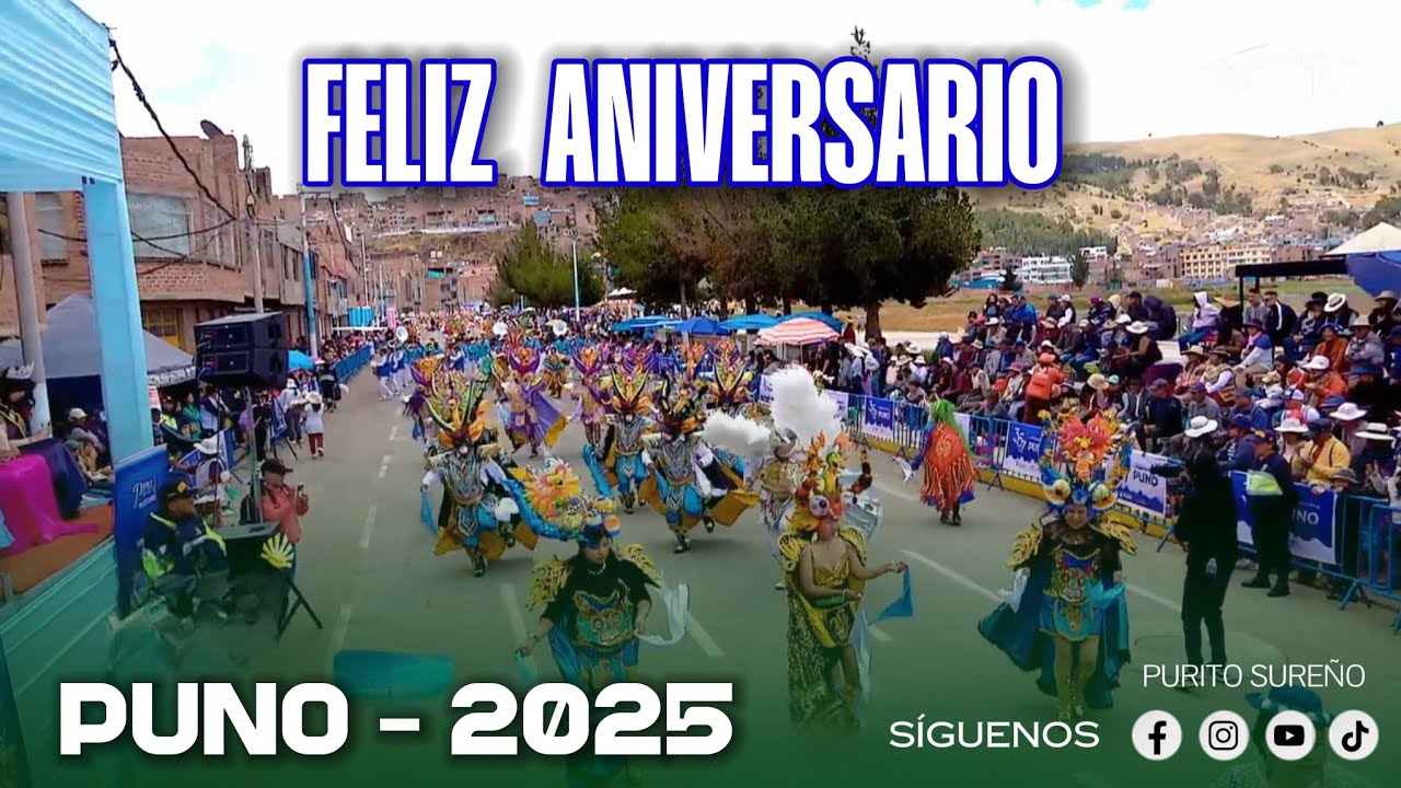 EnVivo | Corso de la Identidad Puneña 2025 Feliz 357° Aniversario De Puno 2025
