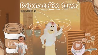 ➫Dalgona Coffee tower🤎🍂✨【ep:2】⎪Calming 🧸vibes🎬🔥 #roblox #vibes #obby #coffee 🫧🎞️