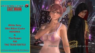 Dead or Alive 5: Last Round - White Sexy Micro Bikini Caviar HONOKA & The Reaper RIG | 2K⁶⁰ᶠᵖˢ✔