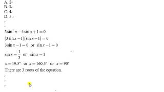 1819F5T3P2Q34 trigonometric equation