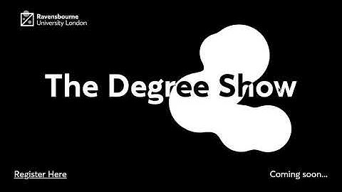 Ravensbourne 2020 Blobs for the holding page, created with Paper.js