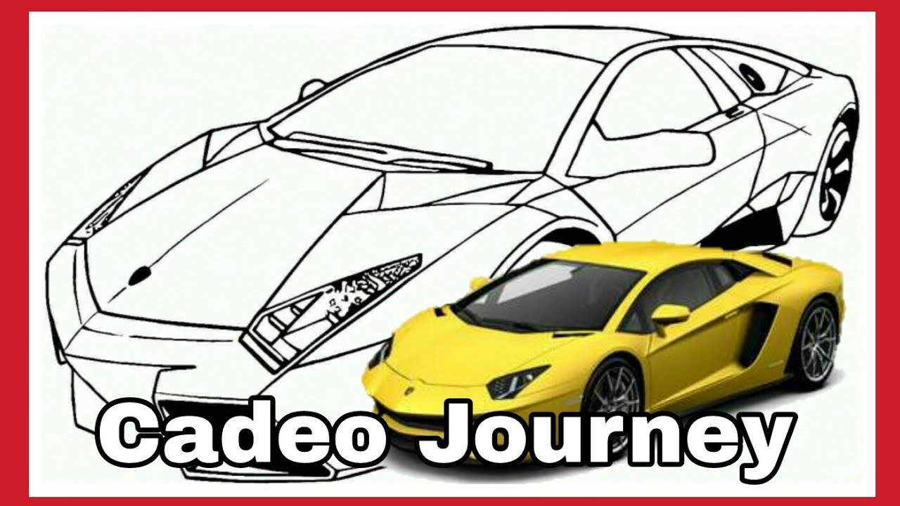 Download Gambar Mobil Lamborghini Untuk Diwarnai - RIchi Mobil