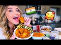 EATING INDIAN FOOD MUKBANG! 100% vegetarian + New Year’s resolutions