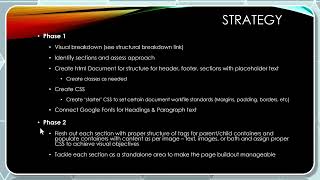 Build a one-pager with HTML/CSS in DreamWeaver - Intro & Overview