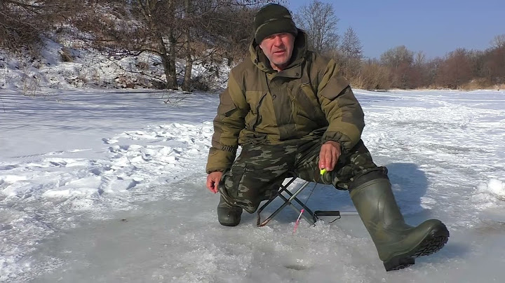 Очередная зимняя рыбалка в феврале на речке!