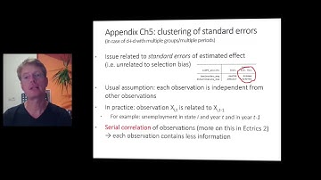 Lecture 4(d) - Clustering standard errors