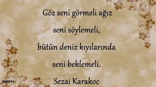 En Yeni̇ Günün Sözü En Güzel Günün Sözü Sezai̇ Karakoç Sözleri̇ 6