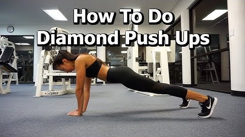 How To Do Diamond Push Ups | Exercise Video Library | Exercise Tutorial