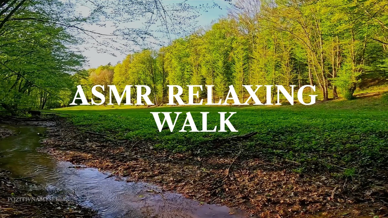 ASMR RELAXING WALK | Peaceful Forest Path & Nature Sounds | Relax ...